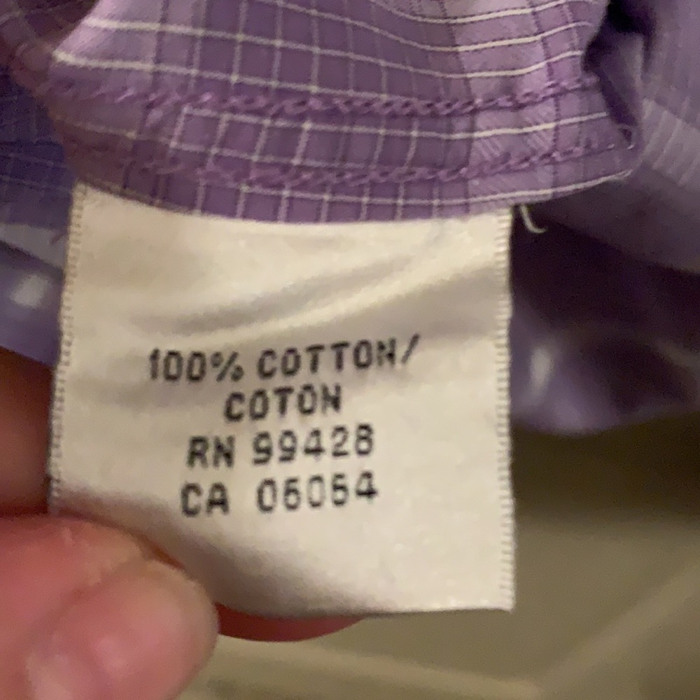 Designer Bugatchi Uomo Shaped Fit Flip Cuff Purple - Picture 14 of 14